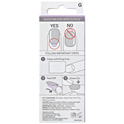 Kiss imPRESS Bare French Press-On False Nails - Genuine (Back of Packaging)